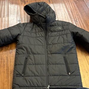 The North Face Kids Charcoal Puffer Jacket